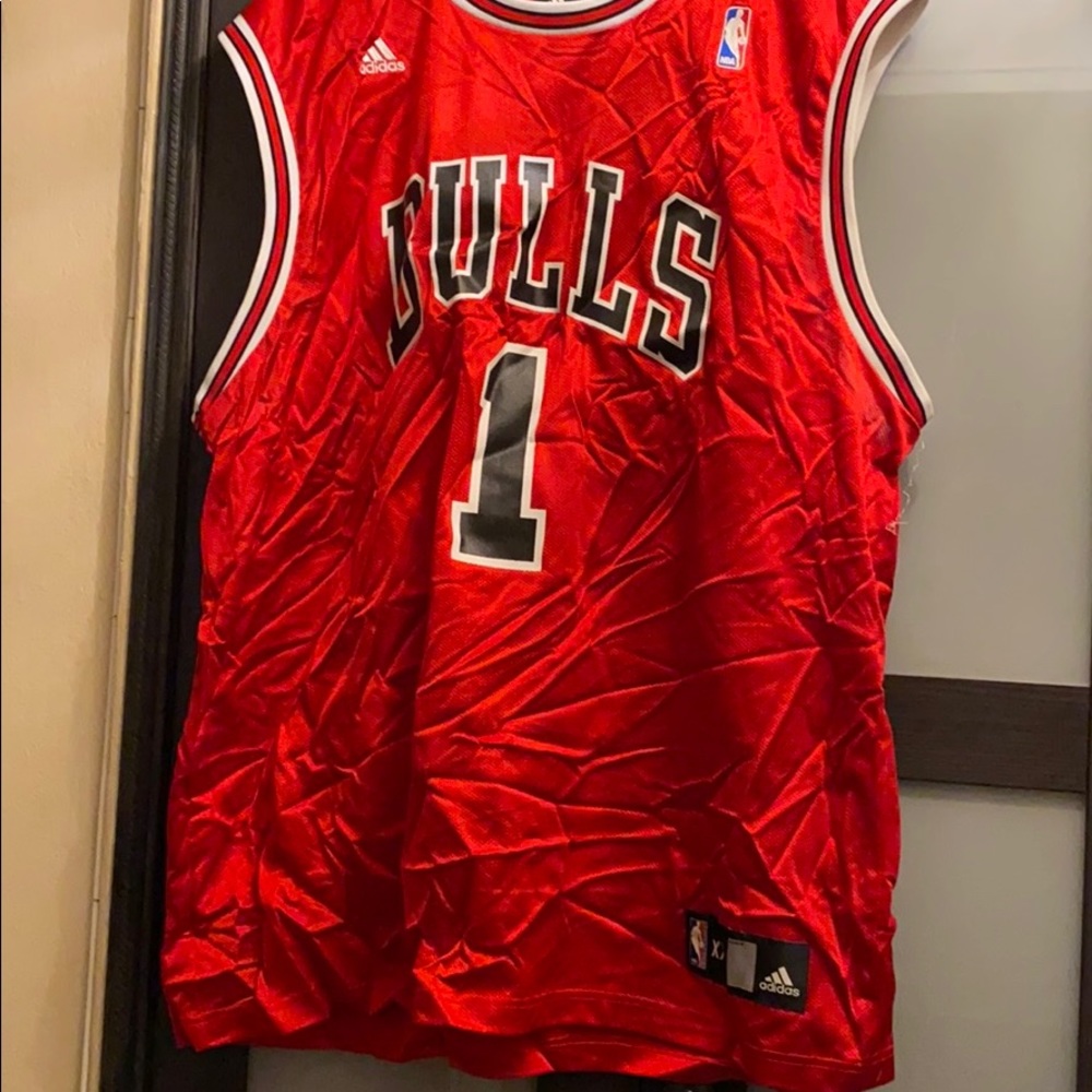 Rare bulls jersey 1 Rose sz xxl auth original